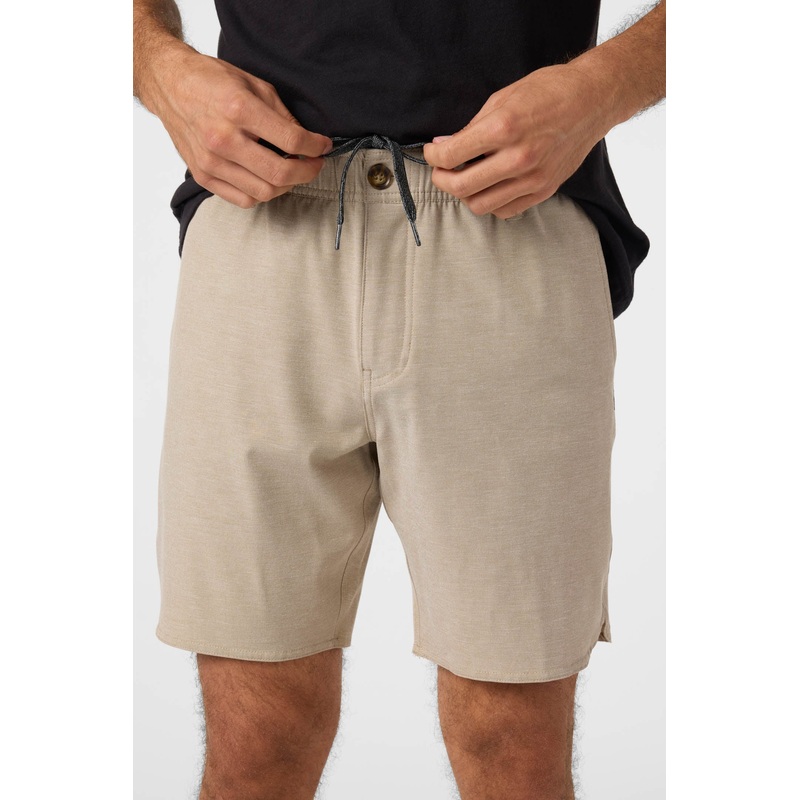 ONeill Reserve Light Check 18″ ScallopHybrid Dark Khaki