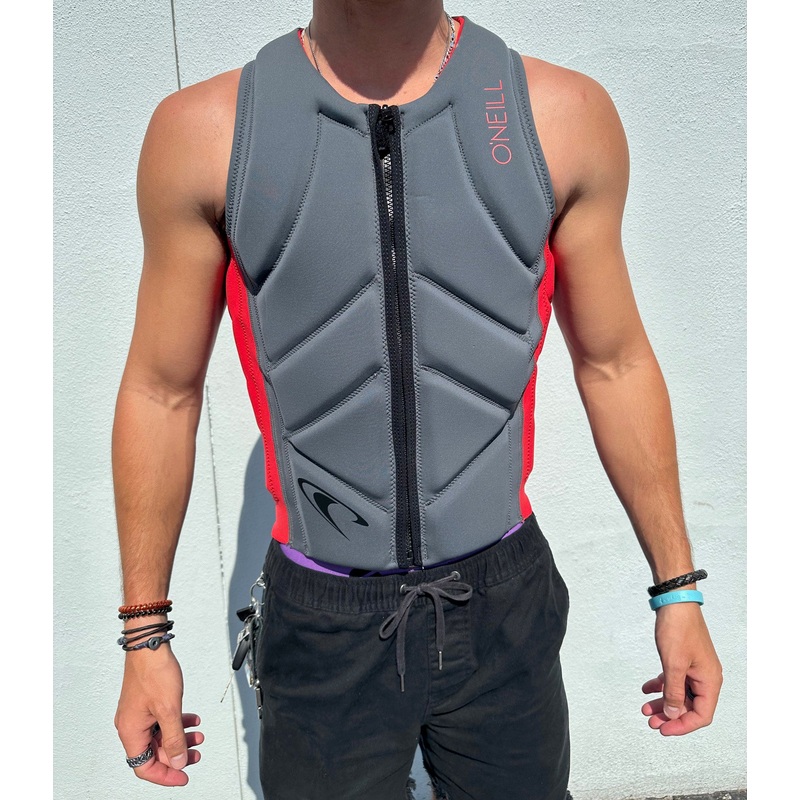 ONeill Slasher Comp Vest Graphite/Red