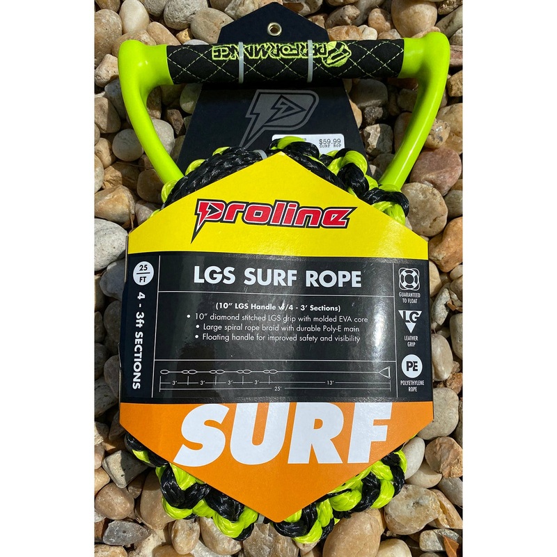 Performance Ski and Surf 25 Pro Surf Rope / Handle Combo – Volt/Black