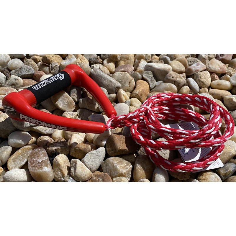 Performance Ski and Surf 6 Dog Leash – Red-White