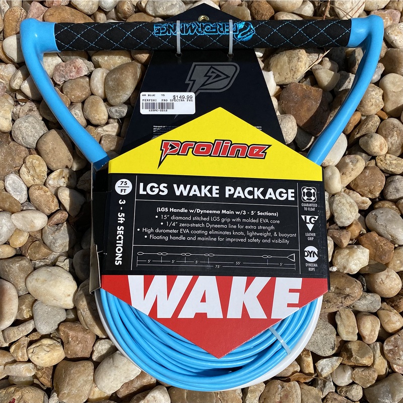 Performance Ski and Surf LGS Pro Spectra Wake Rope-Handle Combo 75 – AM Blue