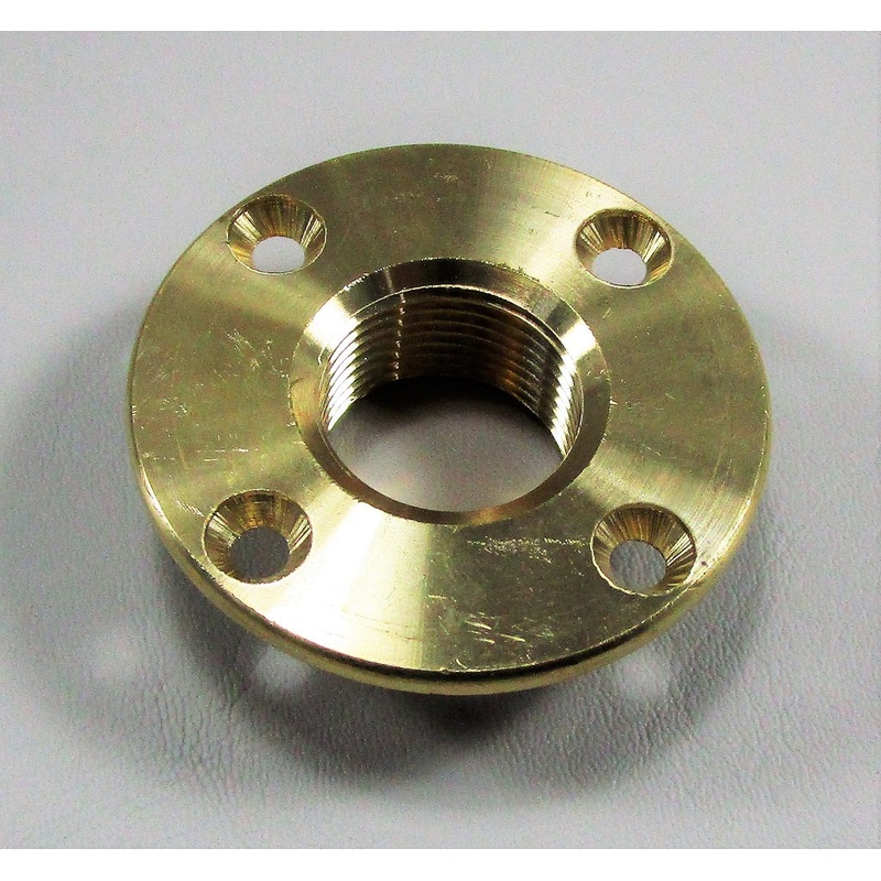 Drain Plug Flange Brass 3/4 x 2-1/4