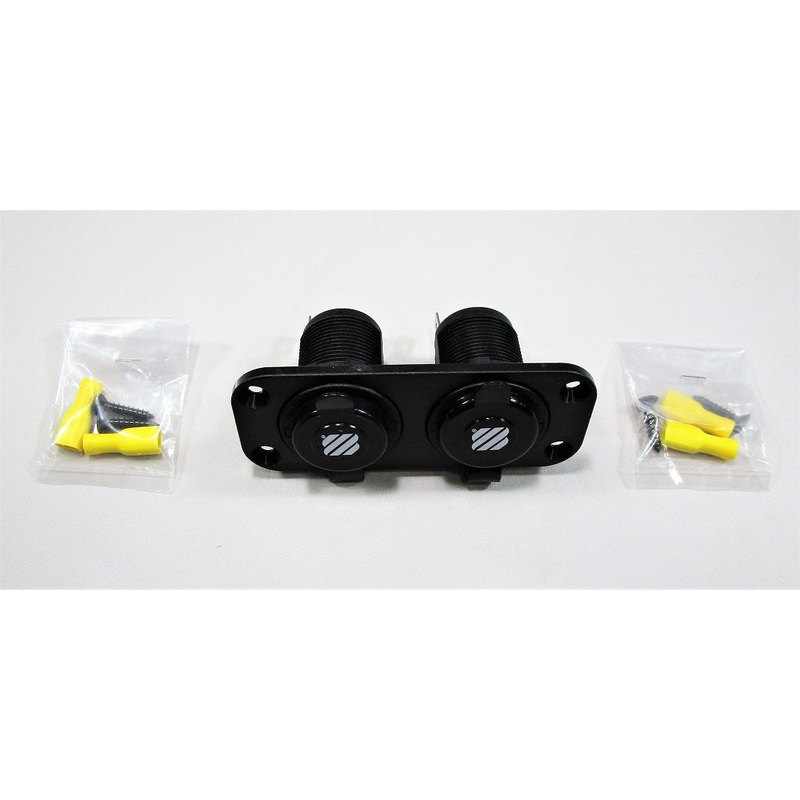 Outlet, Power Point USB/12V Combo Non-Illuminated