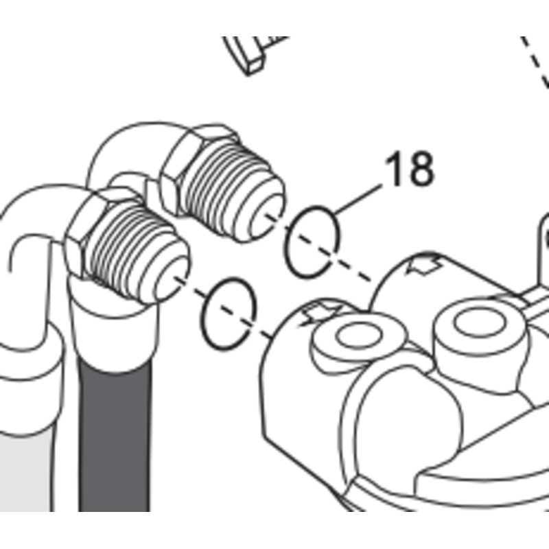 PCM Challenger 6.0L Oil Line O-Ring