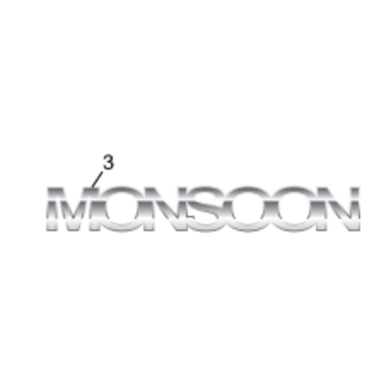 PCM Monsoon Engine Cowling Decal