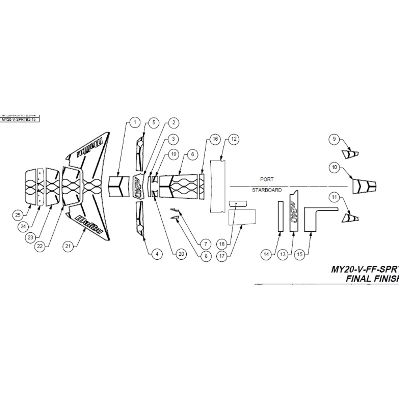 Soft Grip Transom Piece – Standard part 22