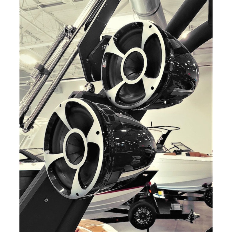 REV8 Tower Speaker Malibu-Black 15-21′, Wet Sounds