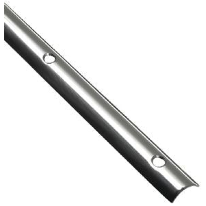 Molding, Rub Rail, Brushed Finish Insert, 18′