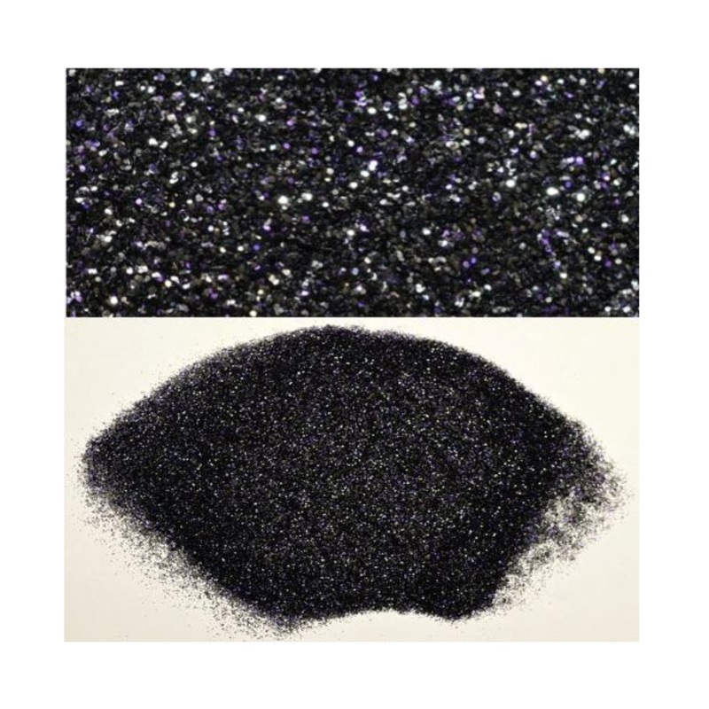 Metal flake-Black .008