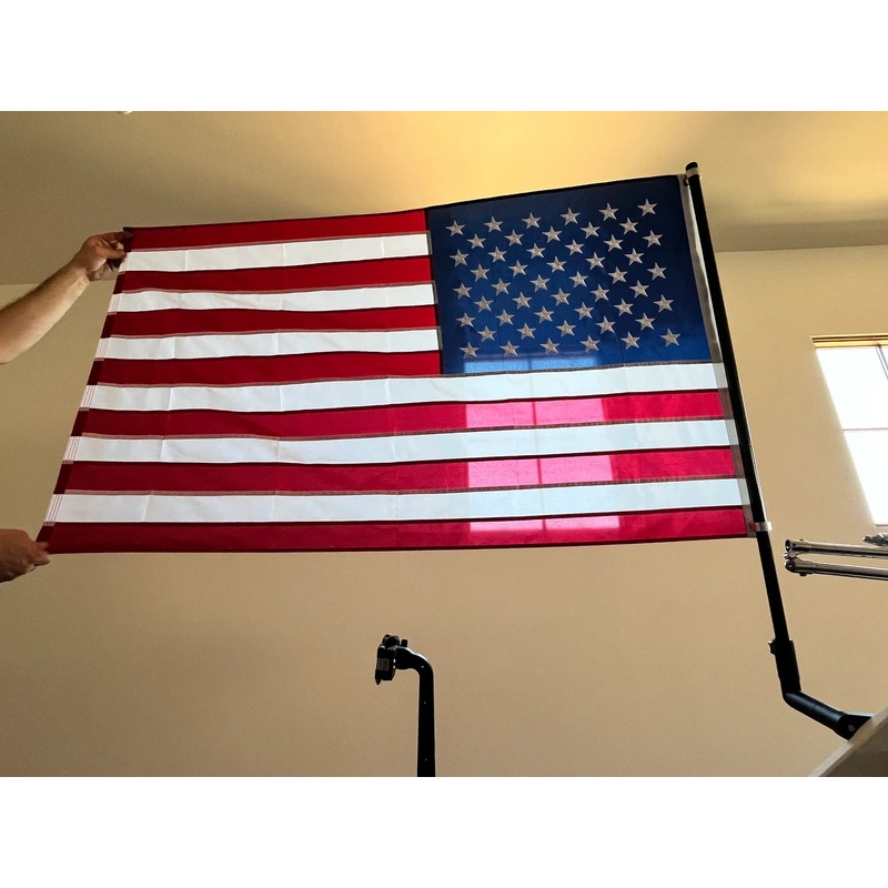Carbon Flag Pole – 3′ x 5′ Flag w/4′ Pole