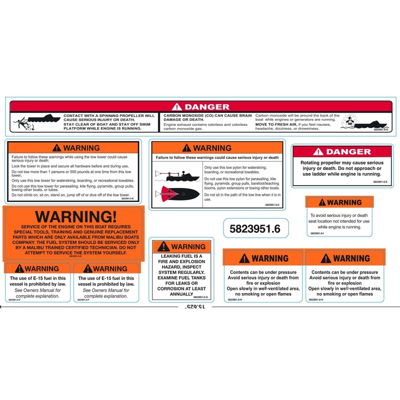Warning Labels, Universal Sticker Kit