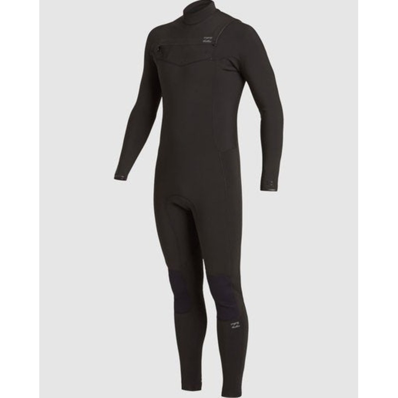 Billabong Revolution 4/3 Chest Zip Long Sleeve Steamer – Black