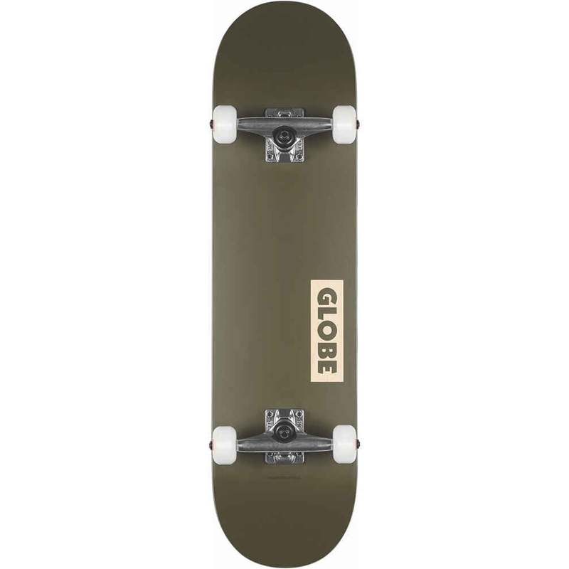 GLOBE GOODSTOCK COMPLETE SKATEBOARD – FATIGUE GREEN 8.25