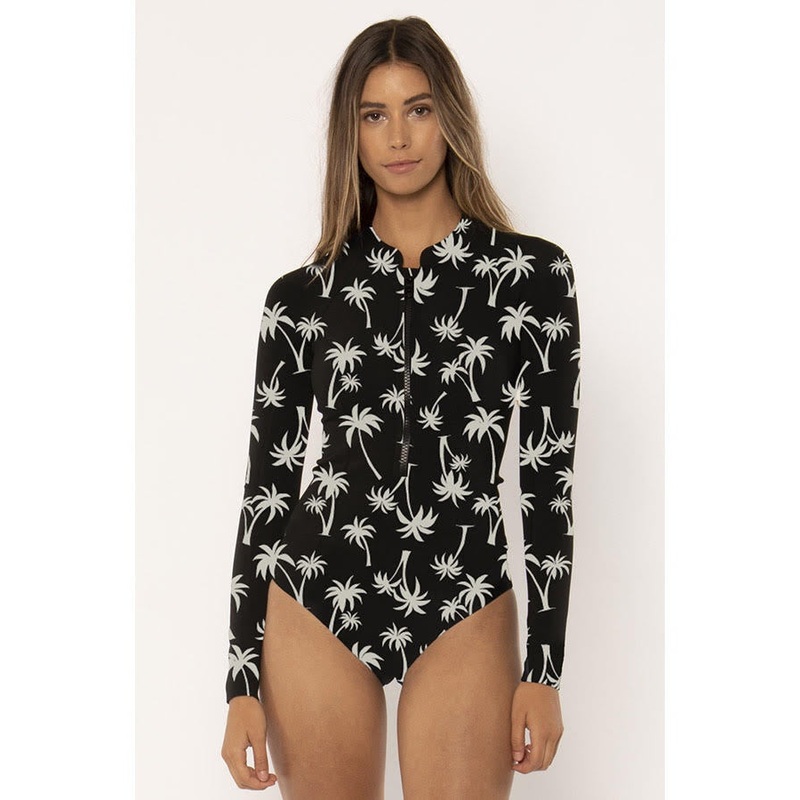 Sisstrevolution Pescadora Cheeky Long Sleeve Spring Suit- Black White