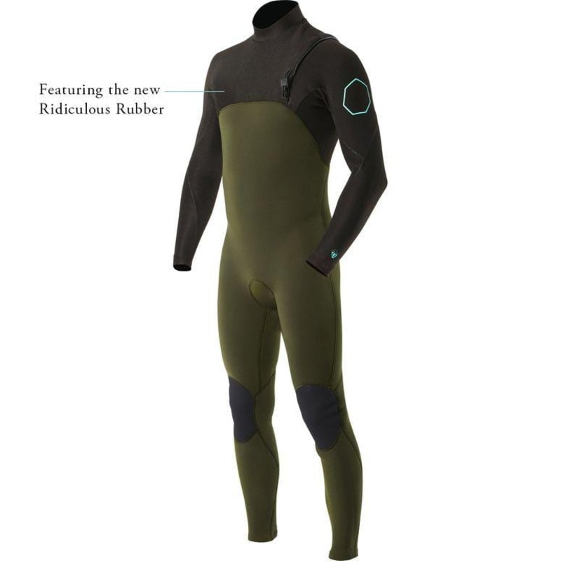 Vissla Mens High Seas 3/2 Steamer – Tarp, No Zip