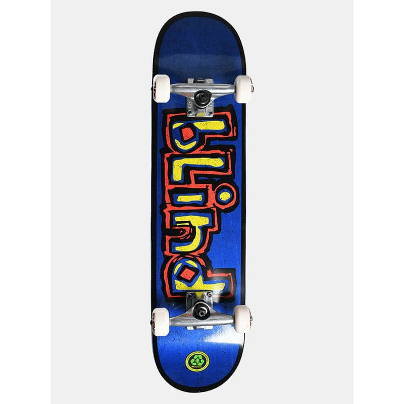 BLIND OG BOX OUT FP PREMIUM 7.625″ COMPLETE – BLACK / BLUE