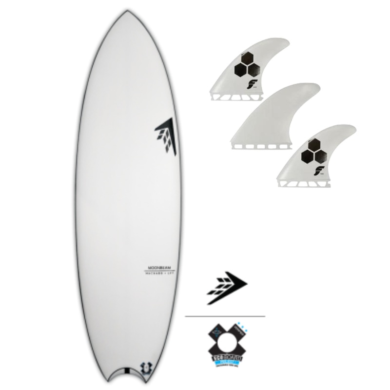 FIREWIRE MOONBEAM (6’10”) & AM2 FINS SURF PACKAGE