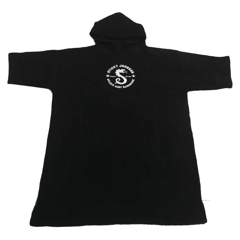 Sticky Johnson  Hooded Serpent Towel Black  Kids & Teens
