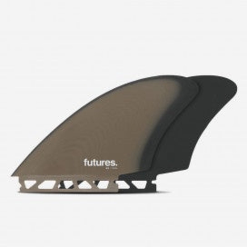 Futures K2 Fibreglass Keel Fins – Brown/Grey