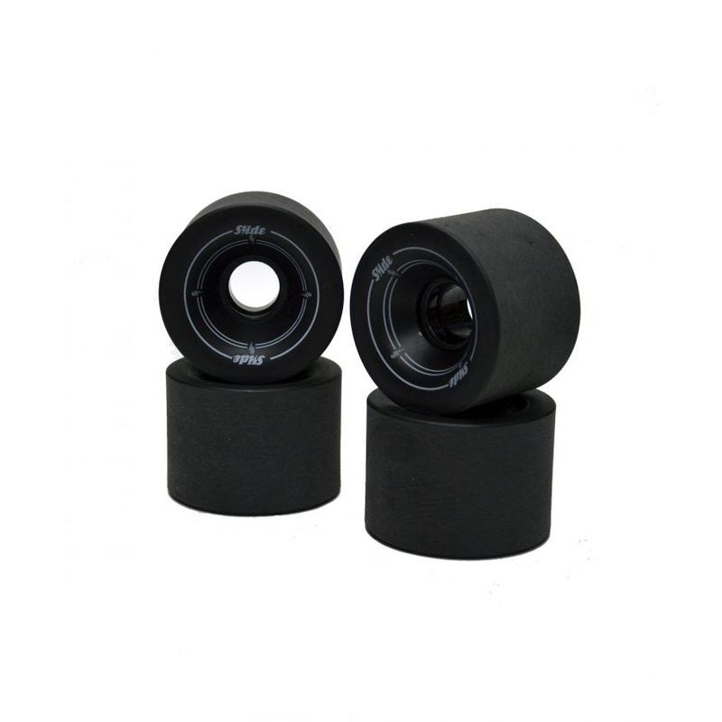 Slide Surfskate 70 mm, Sharp-angled profile wheels