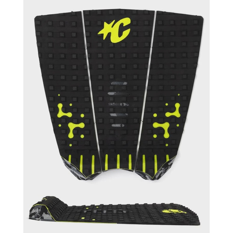 Creatures Mick Fanning Loc Lite Grip – Black/lime/camo