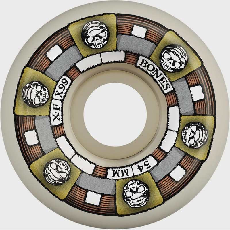 BONES WHEELS – X-FORMULA SKATEBOARD WHEELS TIMELESS MACHINE 54MM V5 SIDECUT 99A