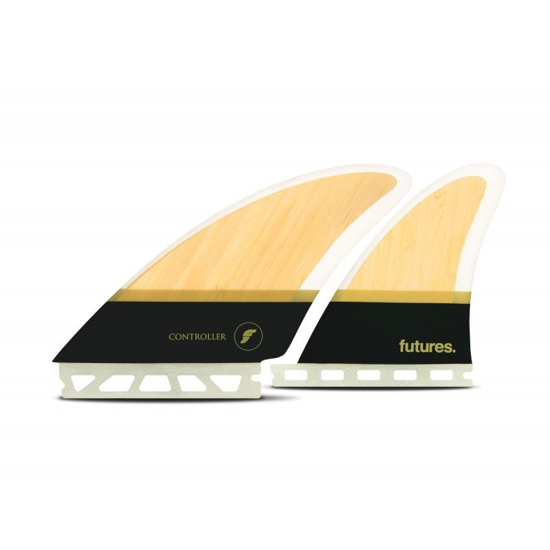Futures Controller Quad Set Fins – Honeycomb/Bamboo