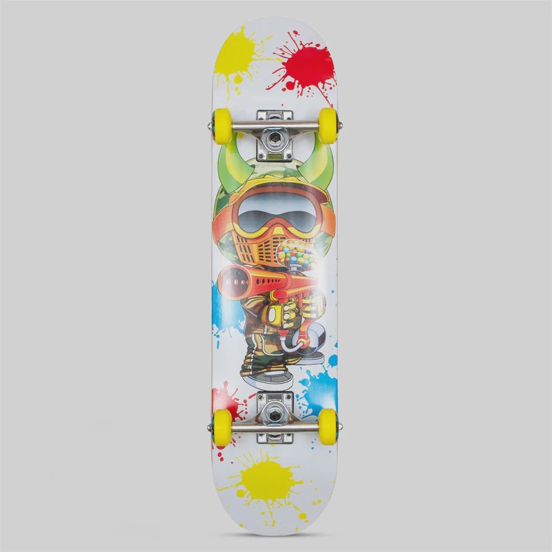Speed Demons Paintballer Multi/White Complete 8″