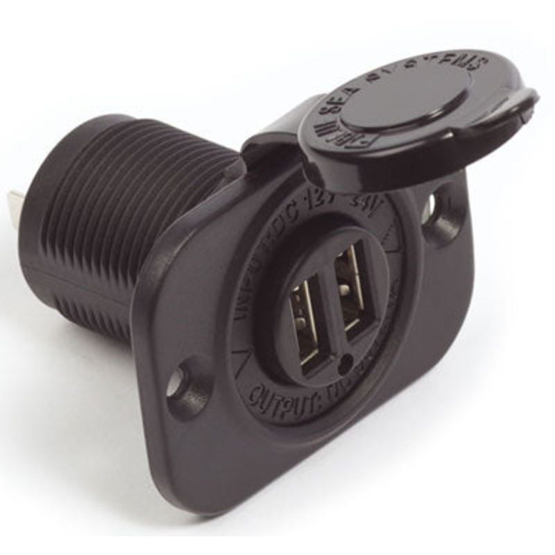 USB Dual Charger Socket Marine Accessory Socket