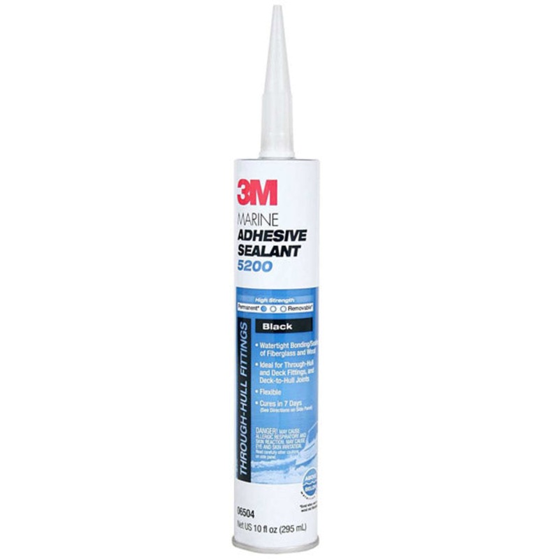 3M Marine Adhesive Sealant 5200 Black 10 oz