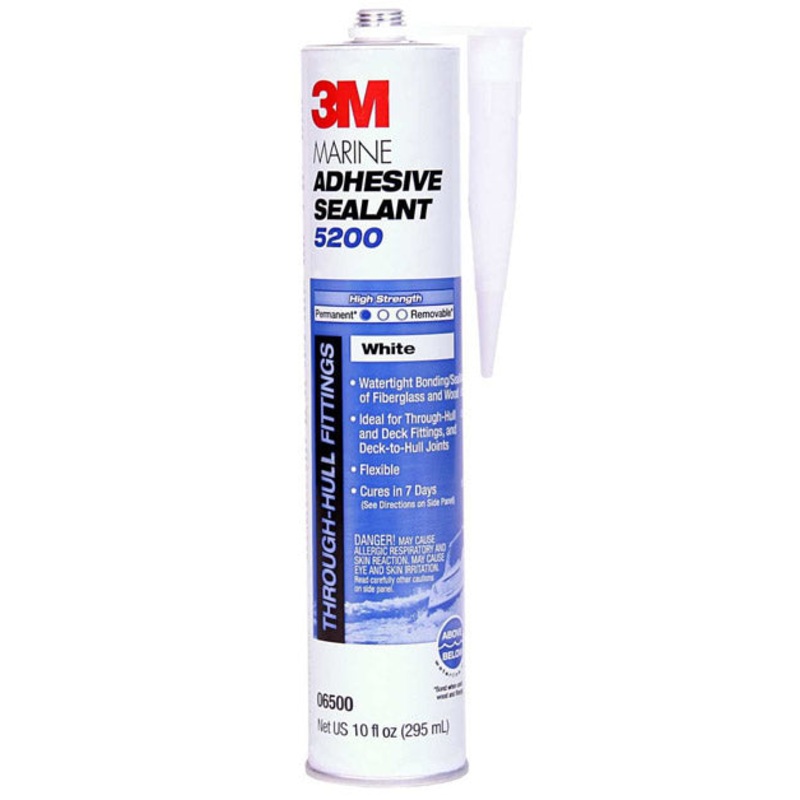3M Marine Adhesive Sealant 5200 White 10 oz