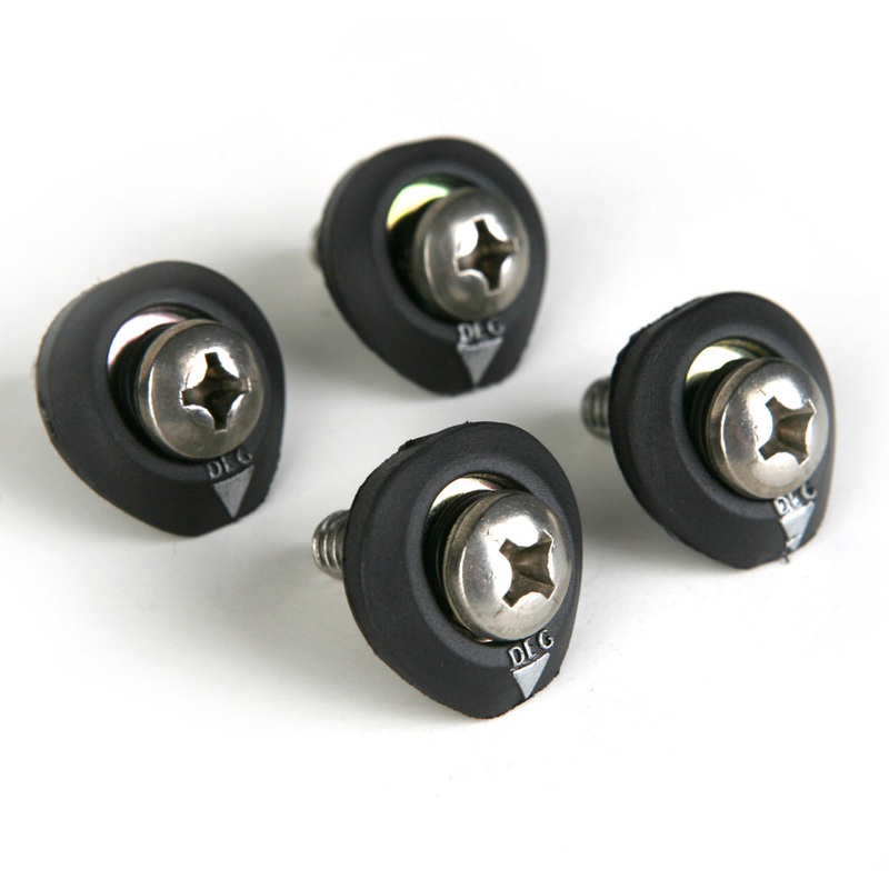 Ronix 1/4-20 Baseless Boot Hardware- Set of 4 – Black/Stainless