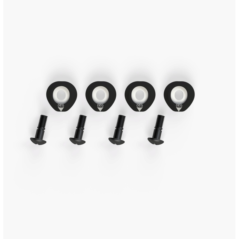Ronix Baseless Boot Hardware M6 Set of 4 Black (2010-2018)
