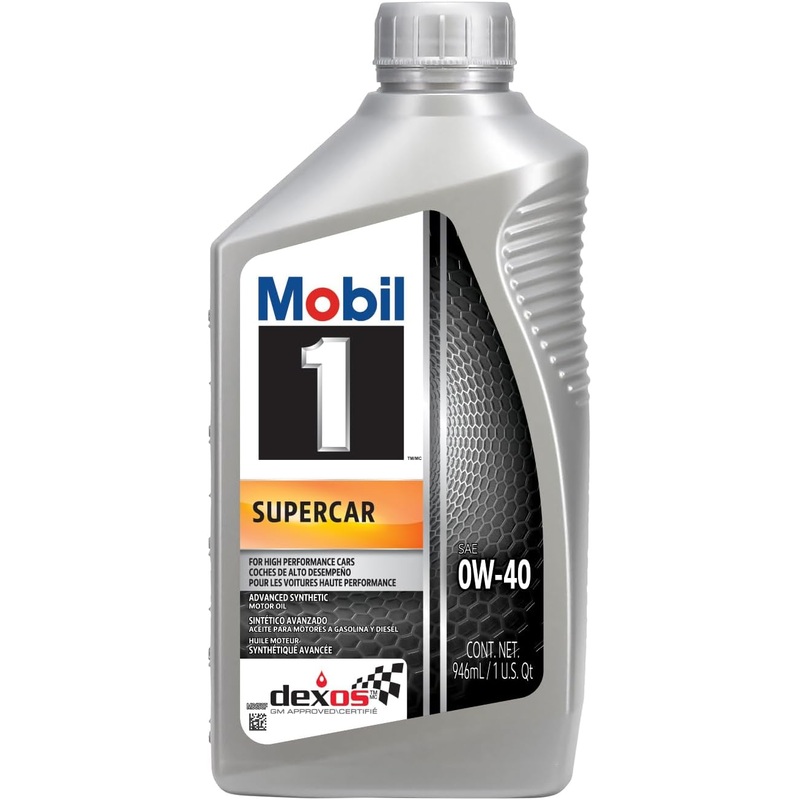 Mobil 1 0W-40 Dexos Full Synthetic Oil Quart