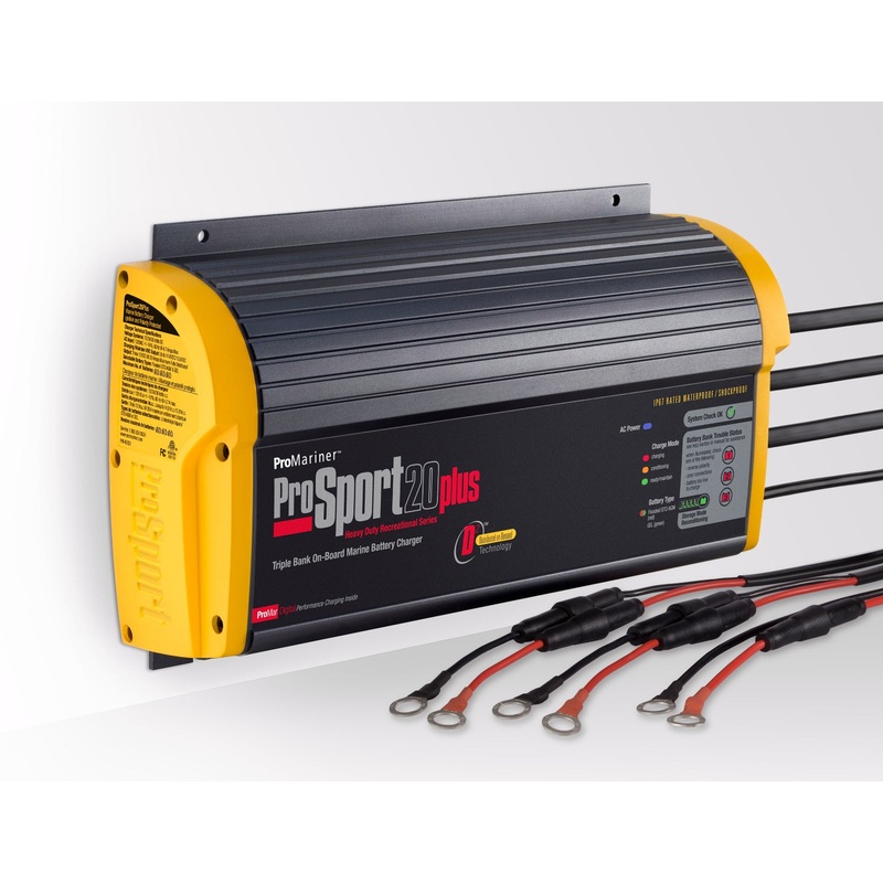 Promariner ProSport 20+ Amp Gen3 On-Board Three Bank Battery Charger NLA