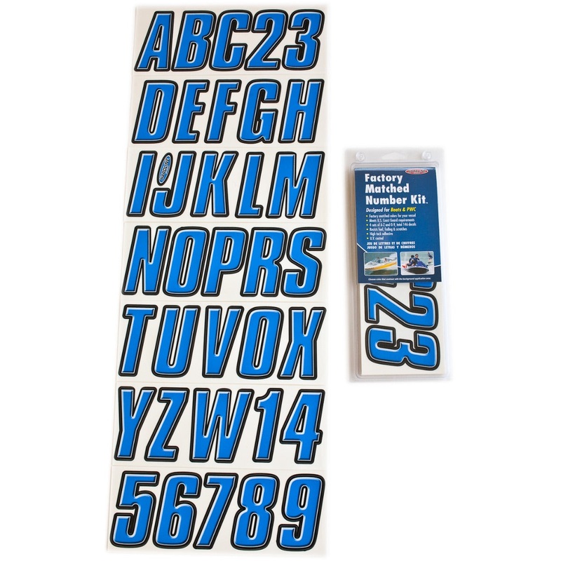 Registration Number & Letter Kit 800 Series