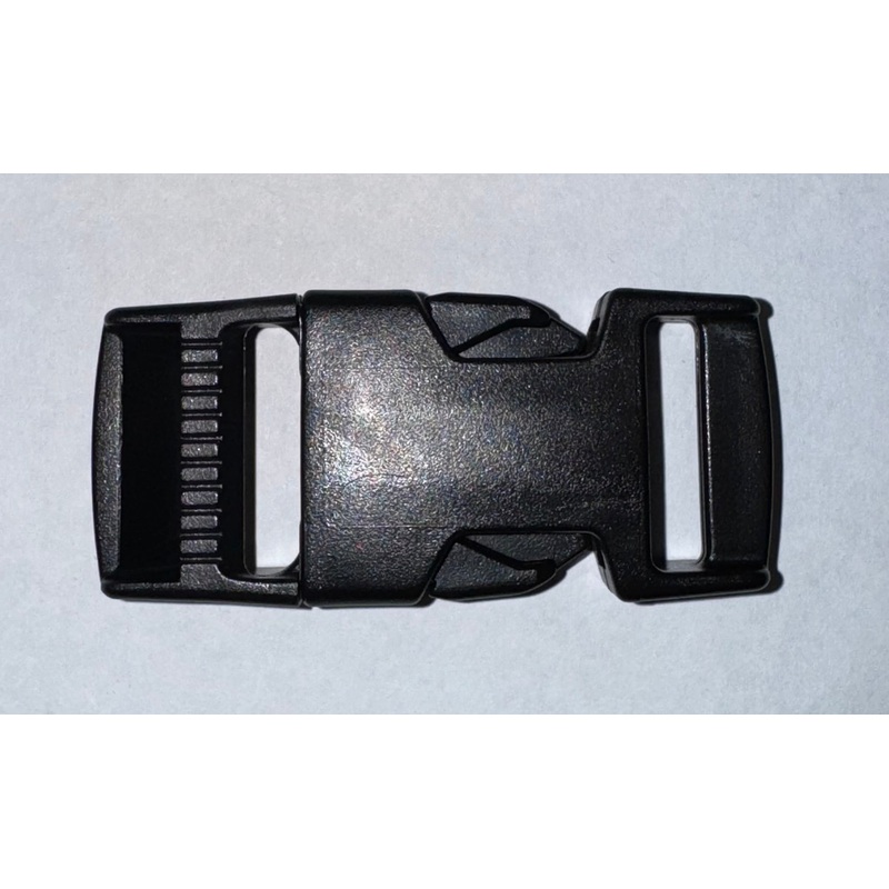 Canvas Buckle Slide 1″ Black EA