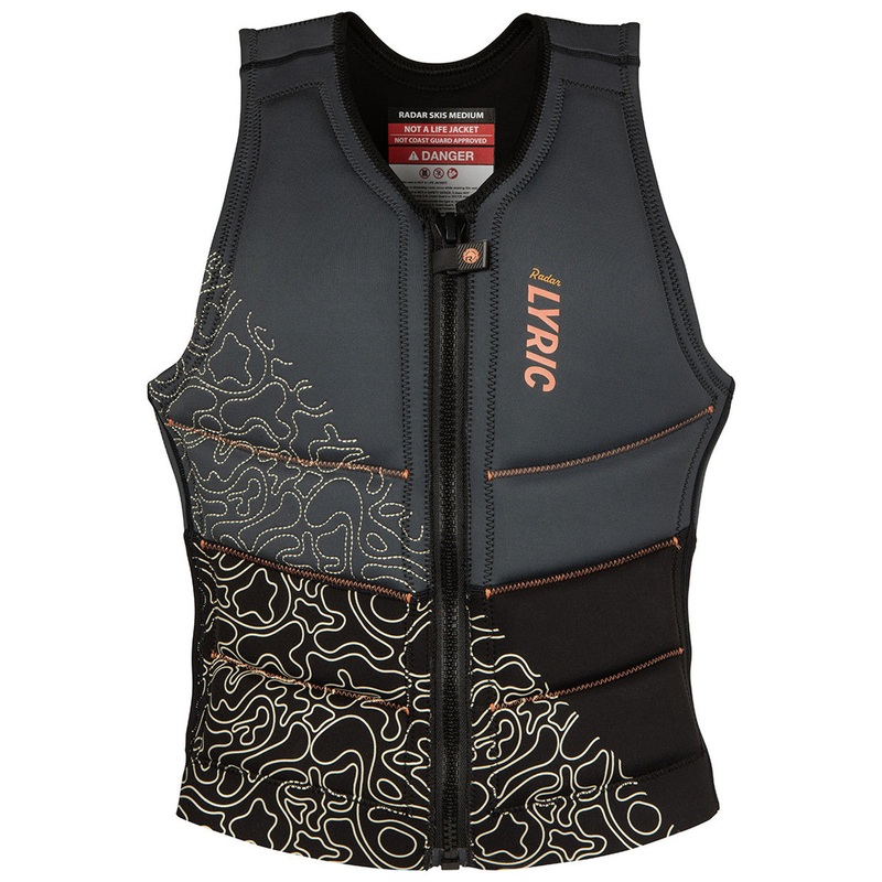 Radar Vest Lyric L – Black/Grey/Coral