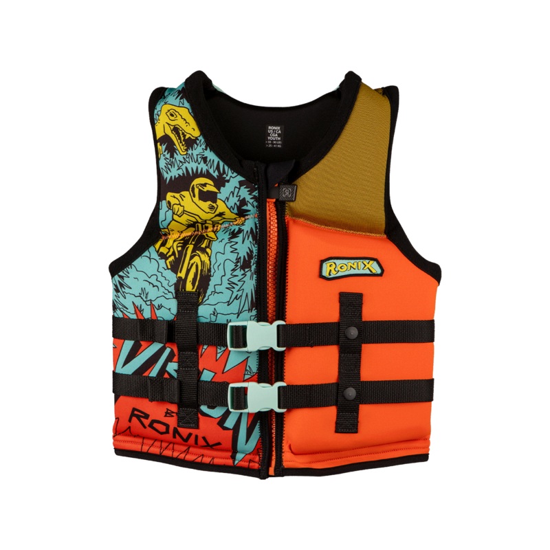 Ronix Vest Vision – Boys CGA Life Vest – Youth (50-90lbs) 2025