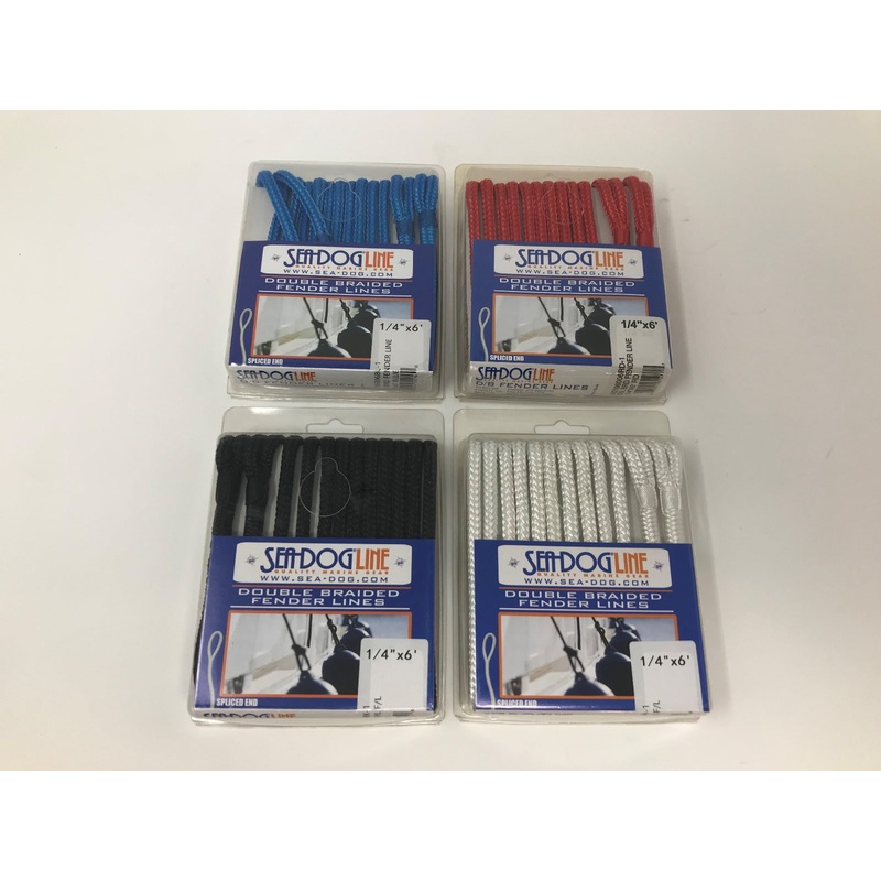 SeaDog Fender Whip Rope 1/4″ x 6′ Pair