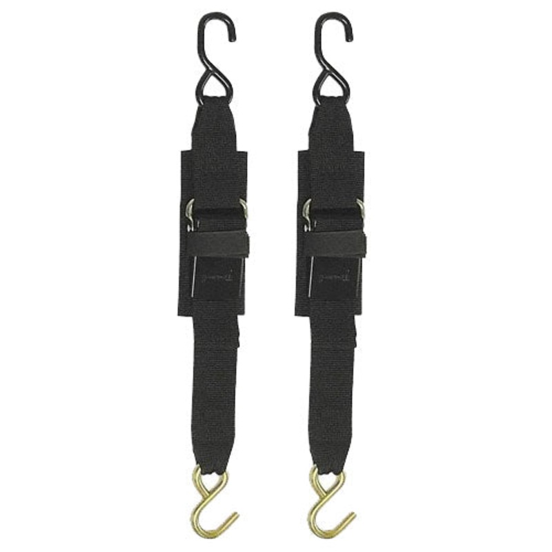 BoatBuckle Kwik-Lok 2″ Trailer Tie Down Straps 4ft Pair