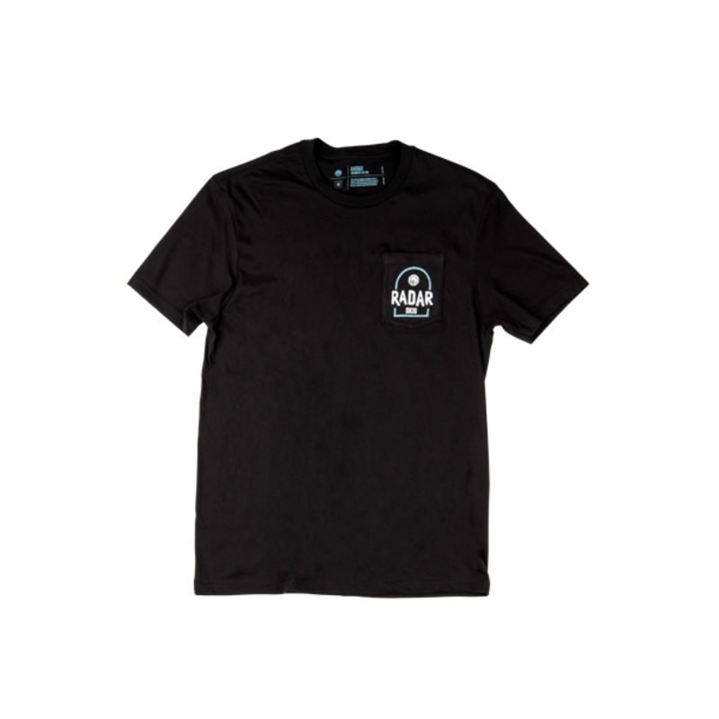 Radar Tee Branded Pocket Blk
