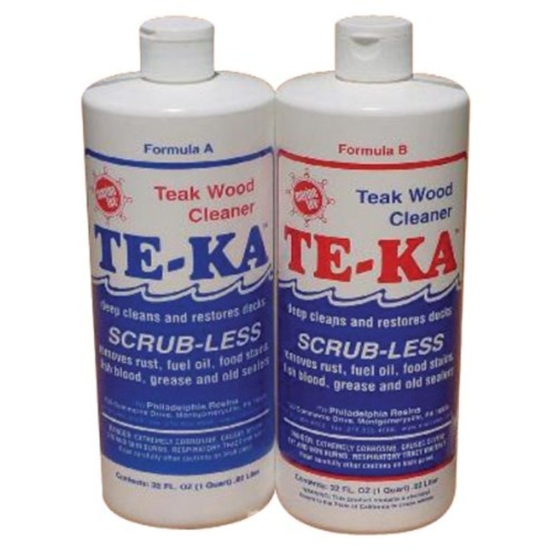 Te-Ka Scrub-less Teak Cleaner Kit 32 oz