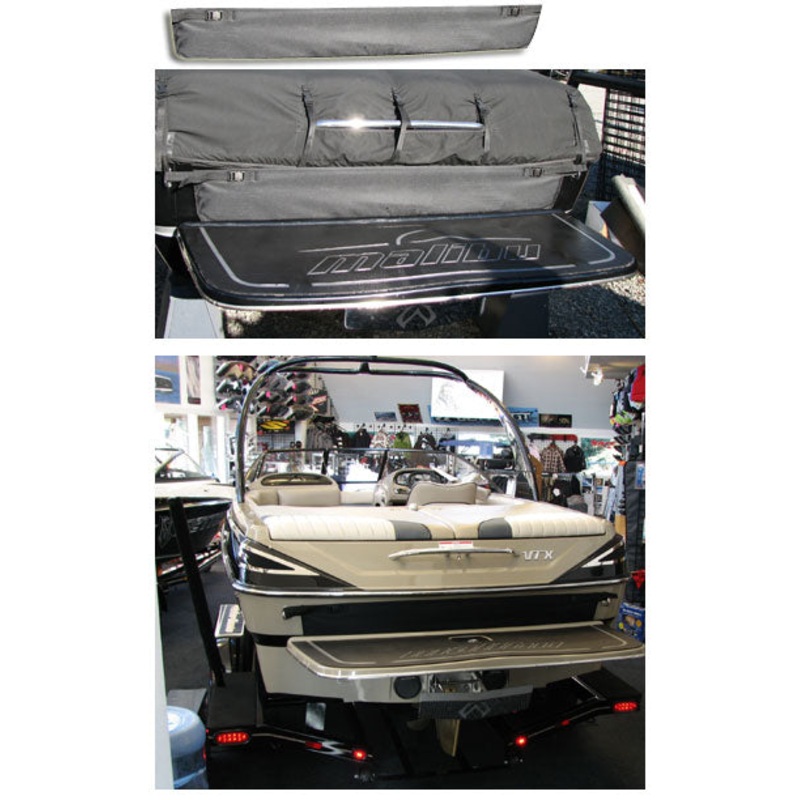 Transom Protector Sunbrella Padded Black