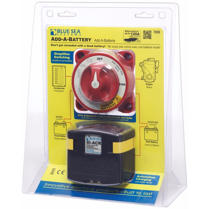 Blue Sea Add a Battery Kit 120 Amp