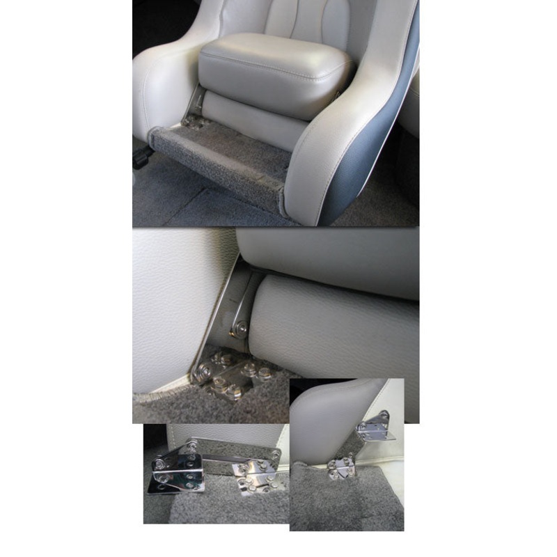 Bolster Seat Riser SS Bracket Set