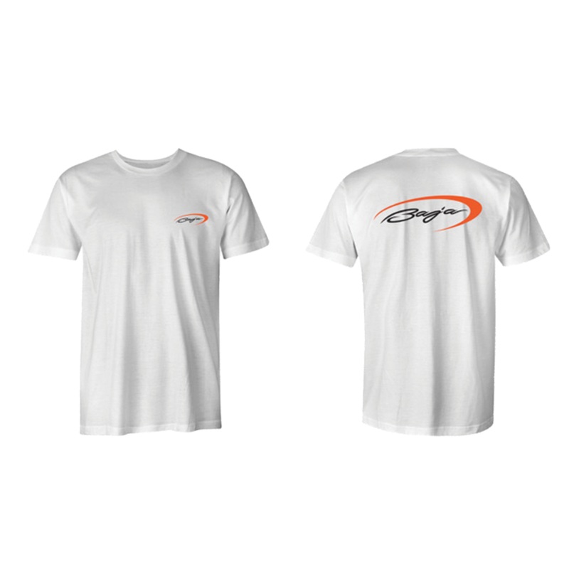 Baja Boats Twins Tee White