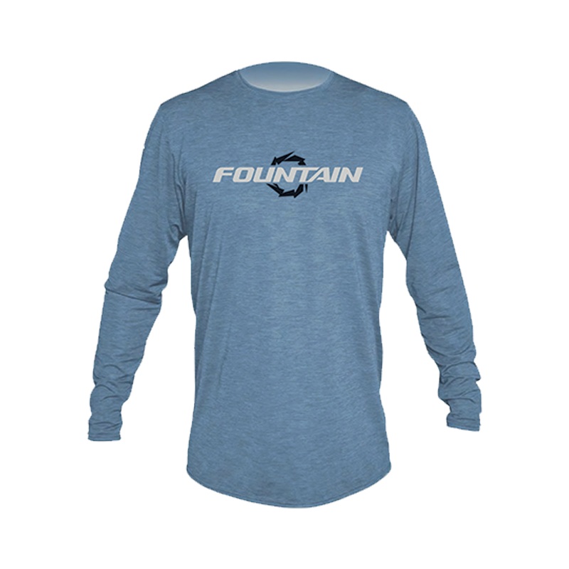 Fountain UPF Dri Fit Fun Run Long Sleeve Blue