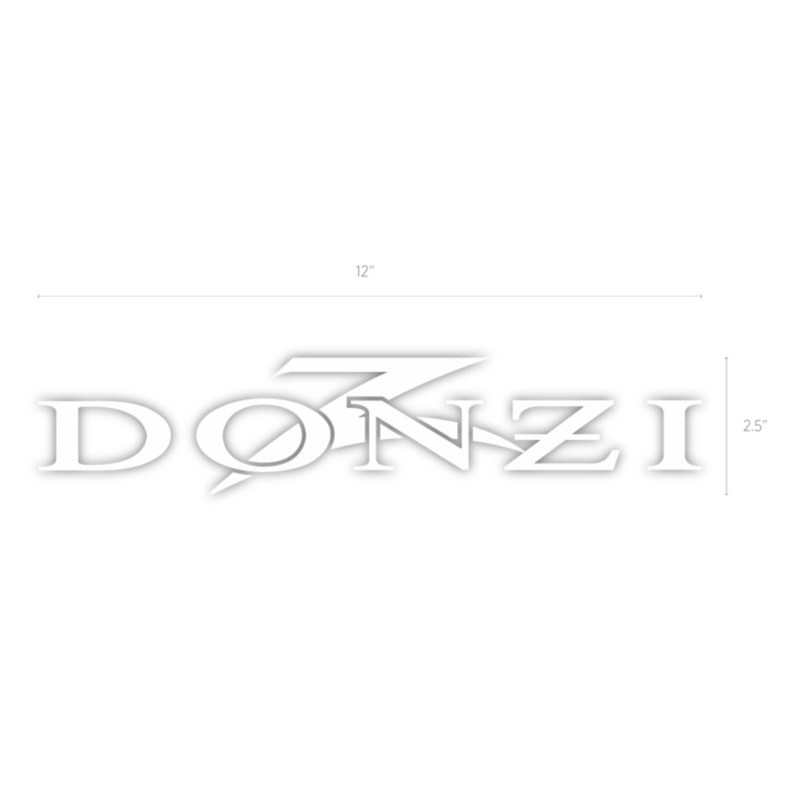 Donzi 12in Vinyl Sticker