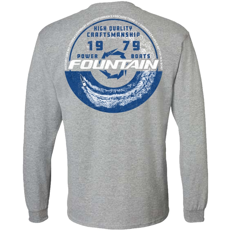 Fountain Label Long Sleeve Tee
